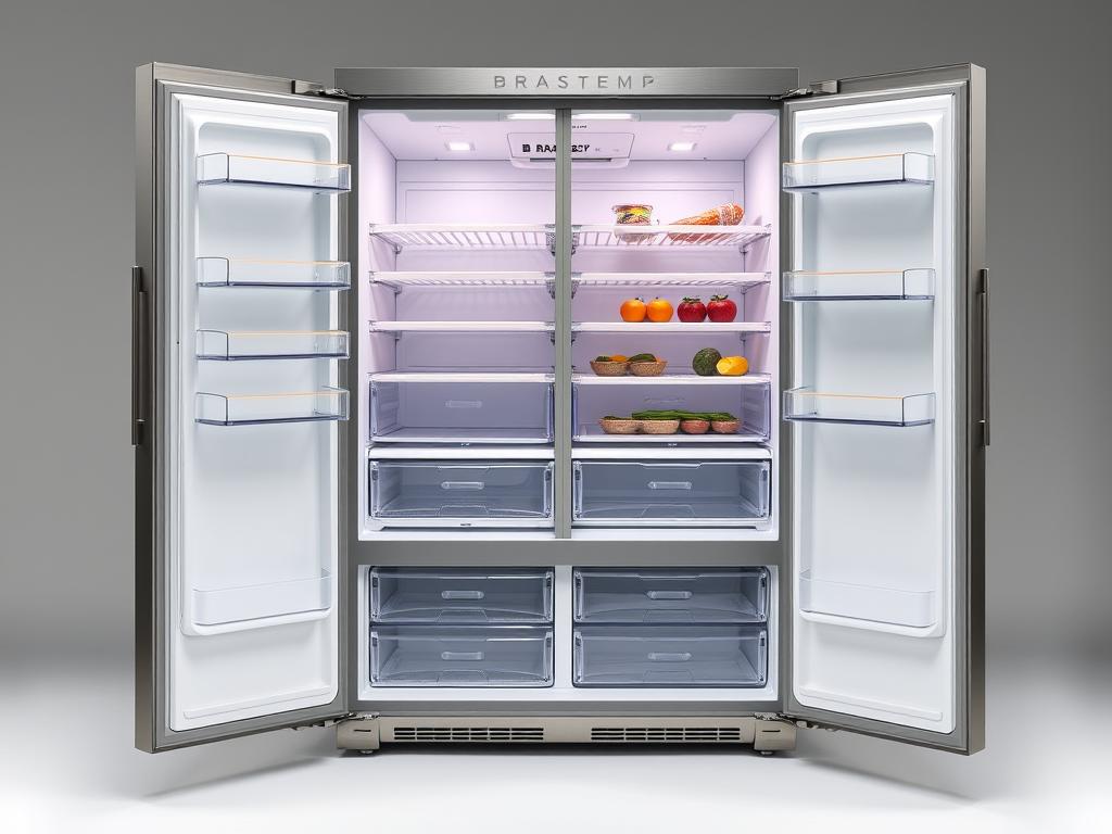 Geladeira Brastemp Frost Free Inverse 588L BRE85AK com ampla capacidade para famílias grandes