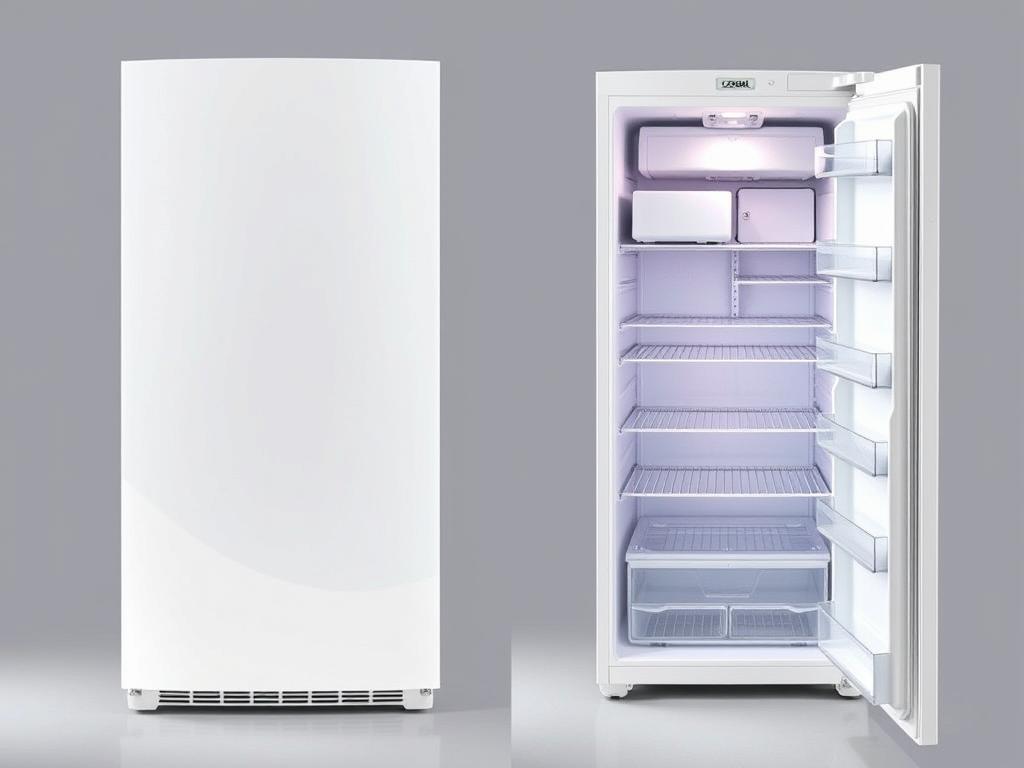 Geladeira Consul Frost Free Duplex 386 L CRM44AB vista frontal e interior