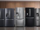 As 5 melhores geladeiras Samsung de 2025 lado a lado mostrando diferentes modelos e designs