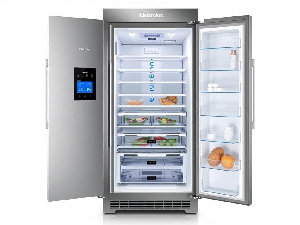 Geladeira 3 portas Electrolux IM8S com tecnologia AutoSense e design moderno