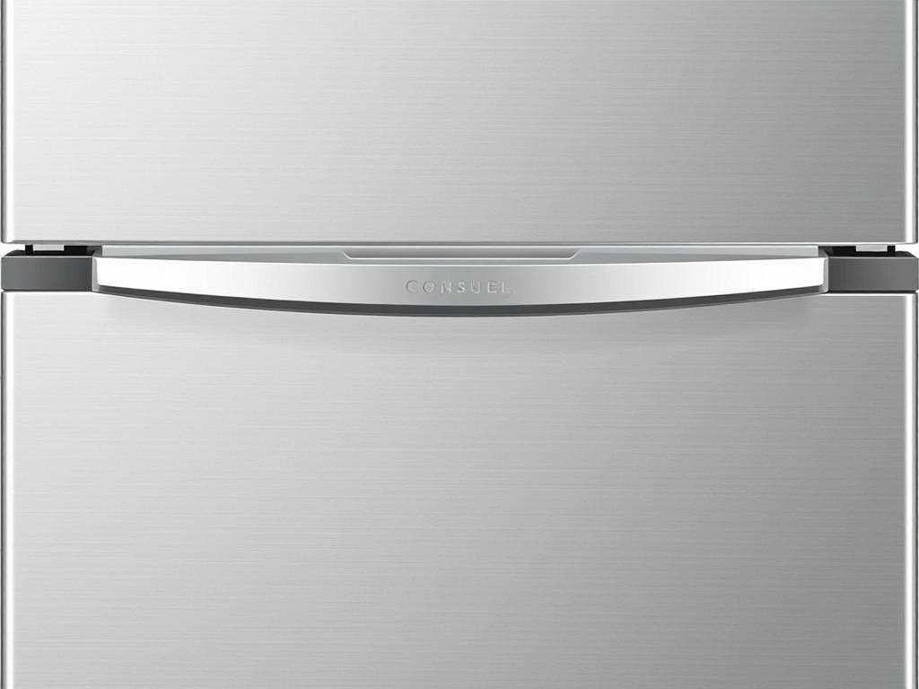 Geladeira Frost Free Consul CRM50HK 450L em aço escovado